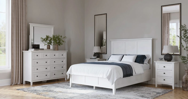 white bedroom set