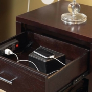 Nevis Nightstand with Charging Station