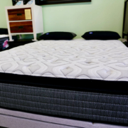 Plush Pillow-Top Mattress may have other prints/colors than the ones pictured. Comfort is subjective, please visit us to test each mattress.